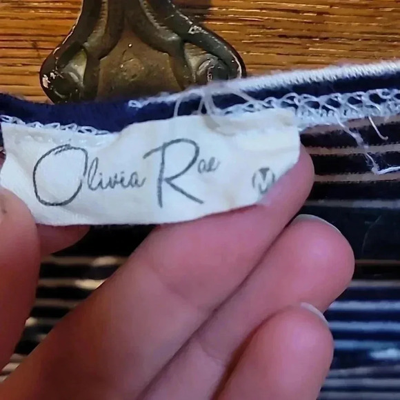 Olivia Rae Stripped Dress M - Picture 2 of 3